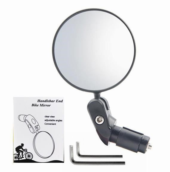 Unisex Fietsspiegel Set Compact Draaibaar Groothoek 7