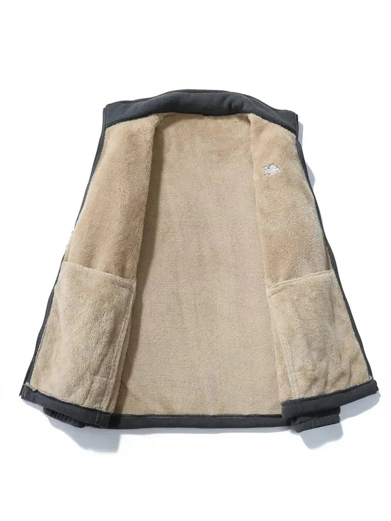 Unisex Fleece Vest Gevoerd voor Buitenactiviteiten 6