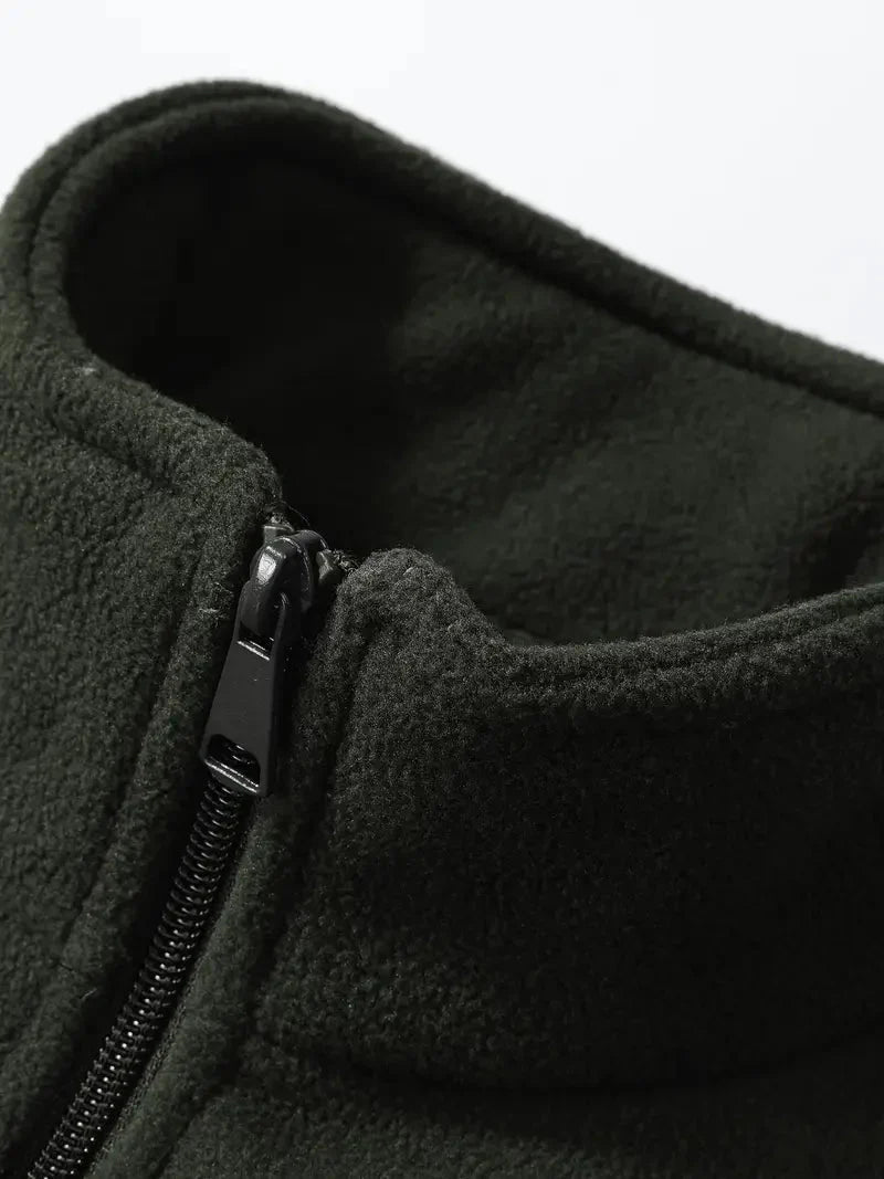 Unisex Fleece Vest Gevoerd voor Buitenactiviteiten 8