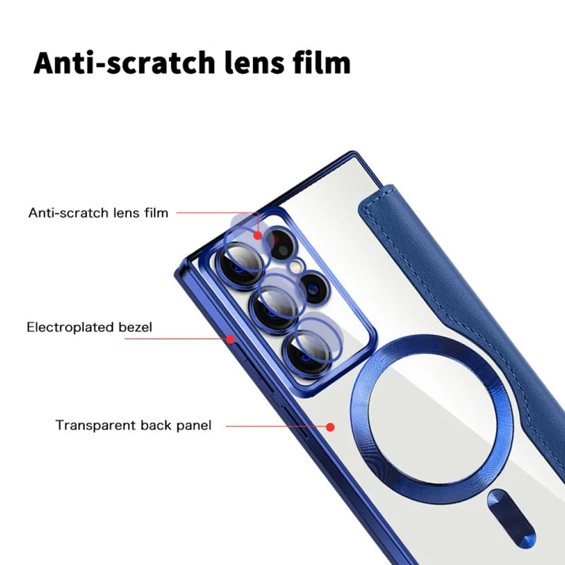 Unisex Flip Case Samsung met Magnetische Sluiting en Kaartsleuf 2