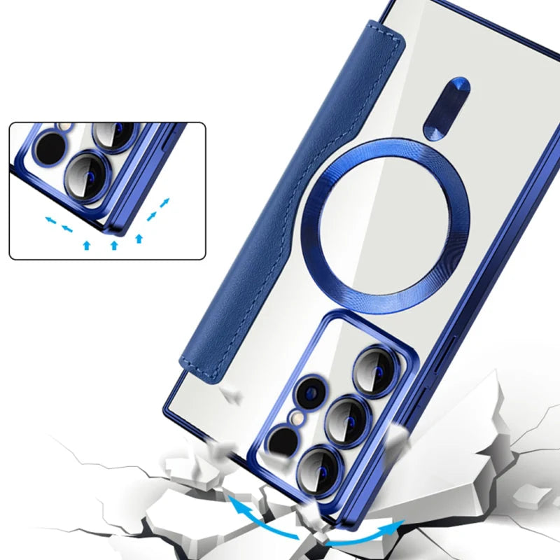 Unisex Flip Case Samsung met Magnetische Sluiting en Kaartsleuf 3