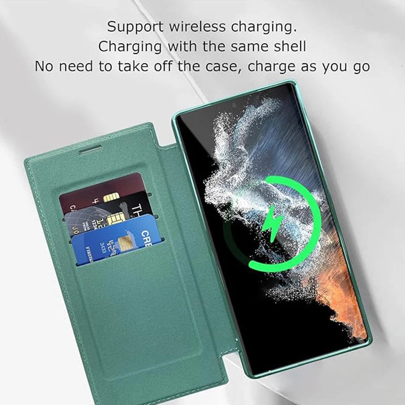 Unisex Flip Case Samsung met Magnetische Sluiting en Kaartsleuf 5