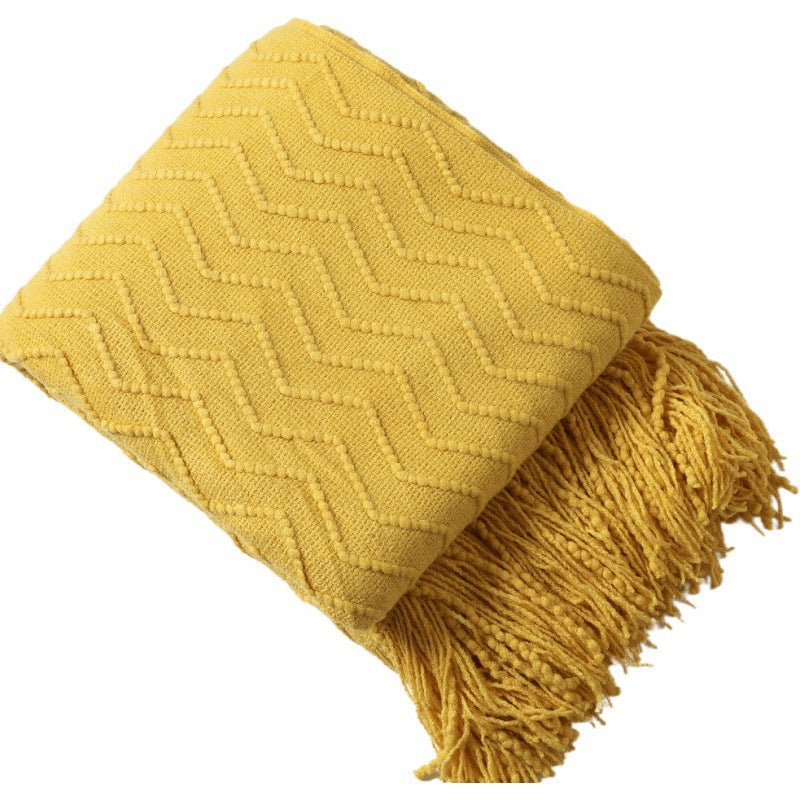 Unisex Gebreide Deken Met Textuur 4