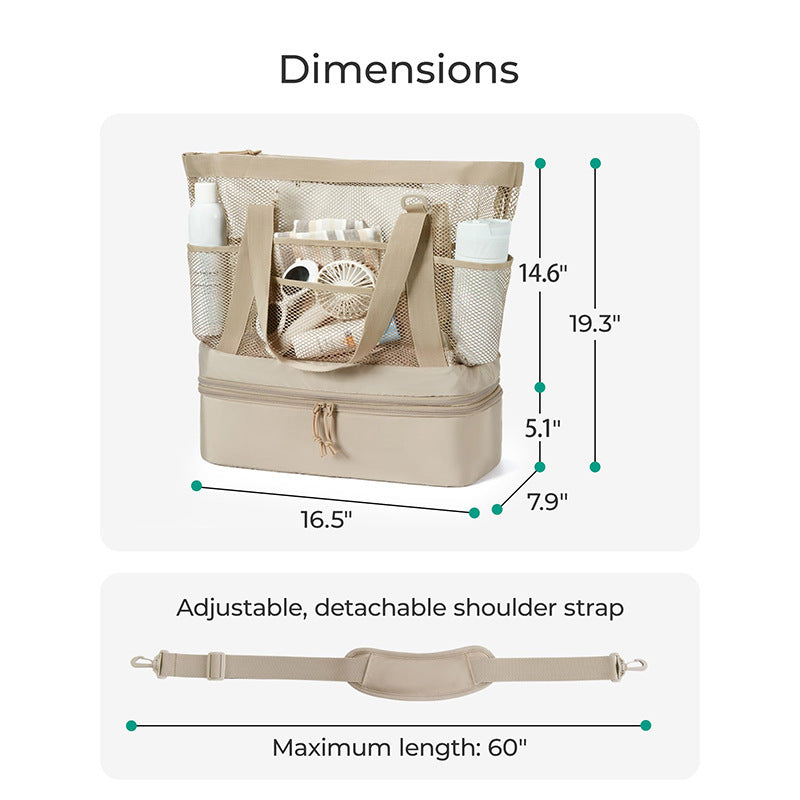 Unisex Geïsoleerde Strandkoeltas Multifunctioneel 4