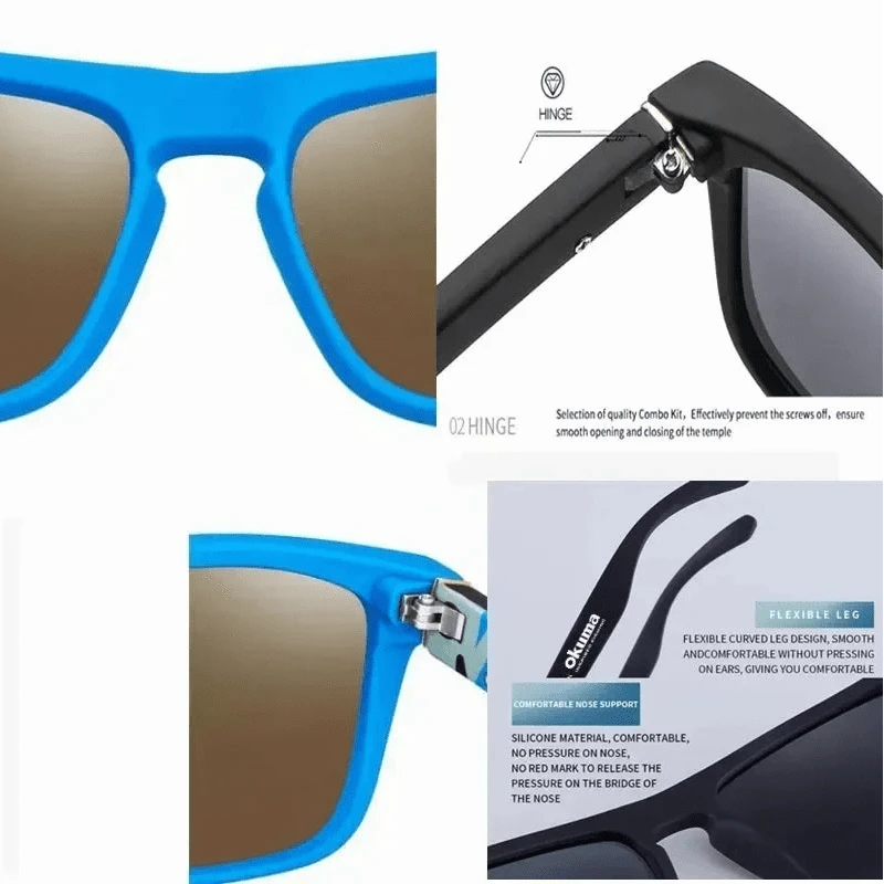 Unisex Gepolariseerde Zonnebril voor Buitensporten met UV400 Bescherming 9