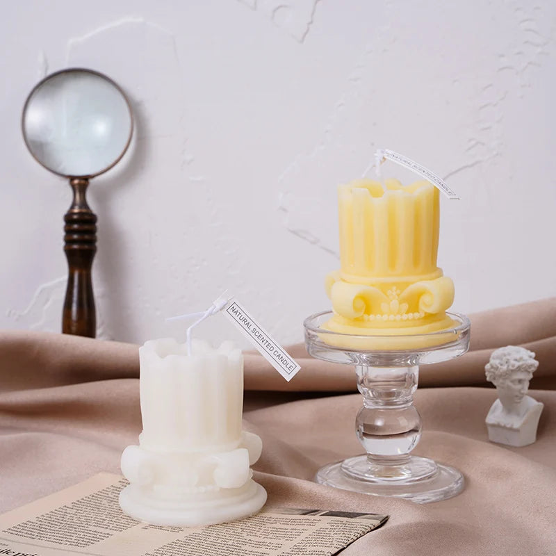 Unisex Geurkaars Pilaarvorm Handgemaakt 1