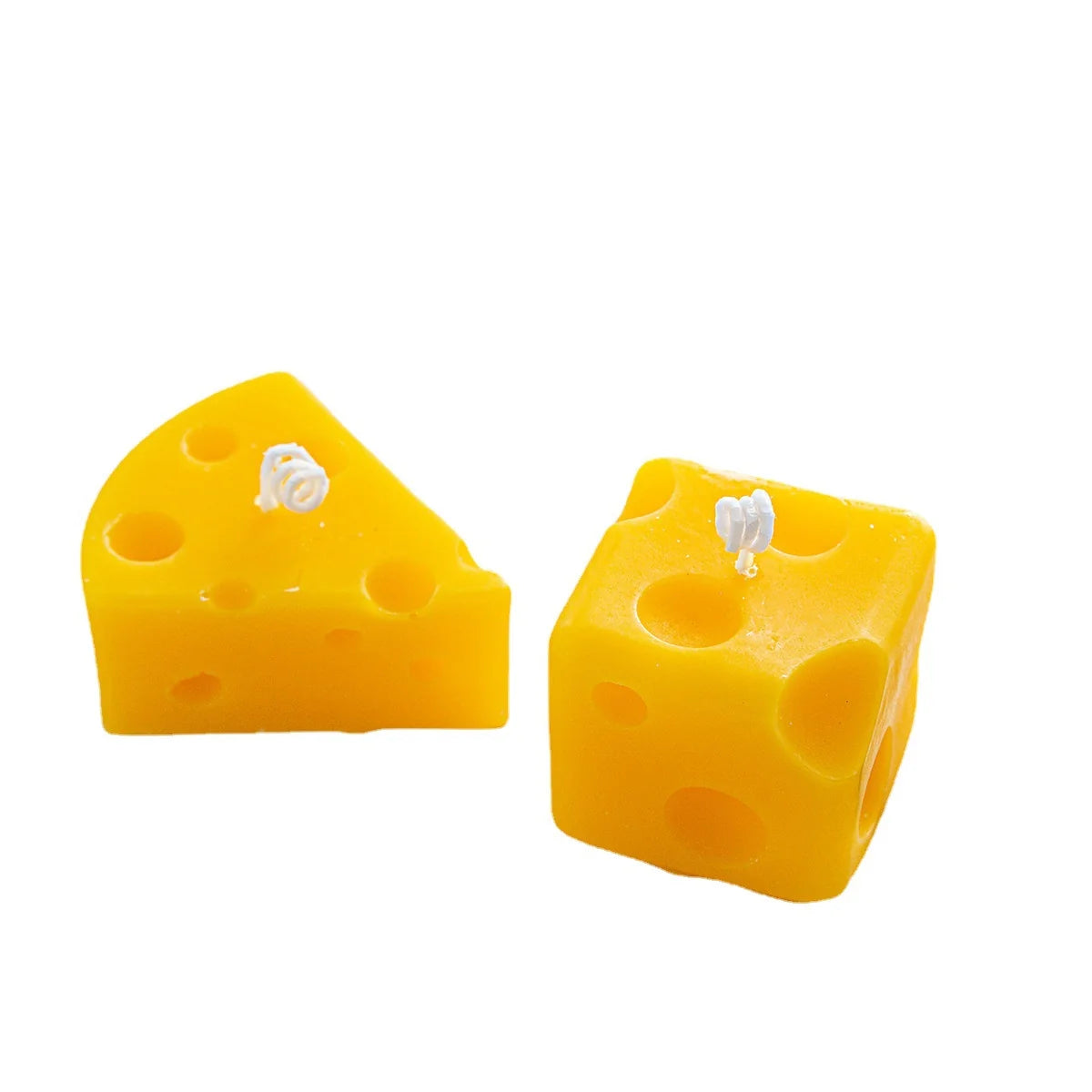 Unisex Geurkaars in Kaasvorm Uniek Design 5