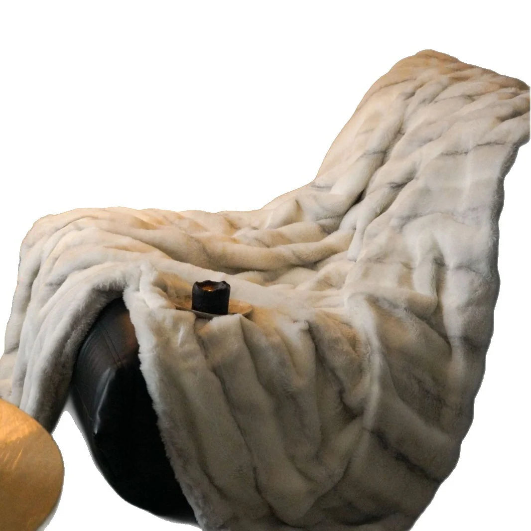 Unisex Gewatteerde Knuffeldeken Imitatiebont 5