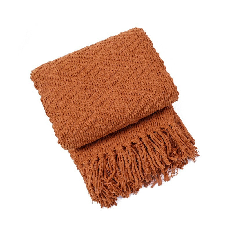 Unisex Handgeweven Deken Getextureerd 5