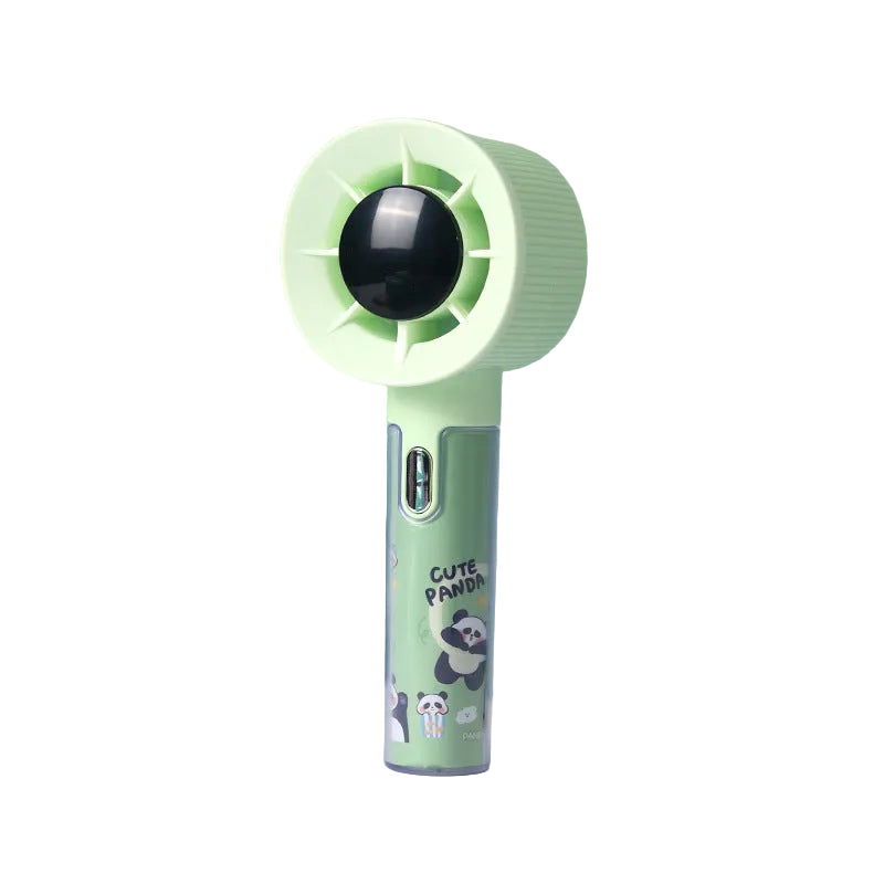 Unisex Handventilator Draagbaar Met Vochtreservoir Panda Design 0