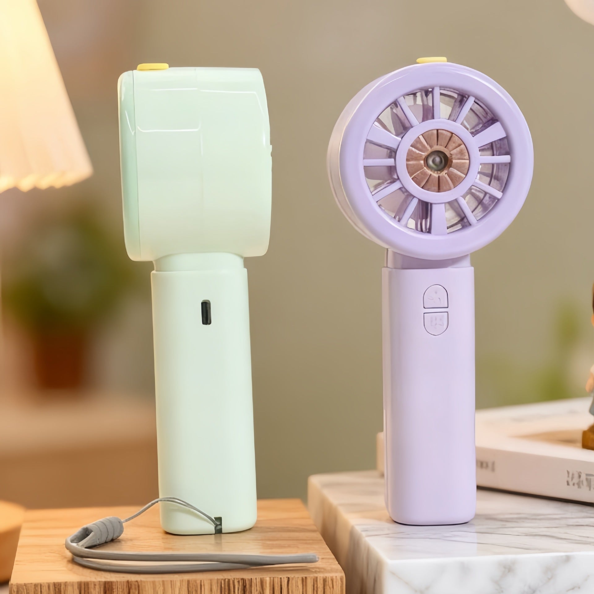 Unisex Handventilator met Vernevelingsfunctie 1