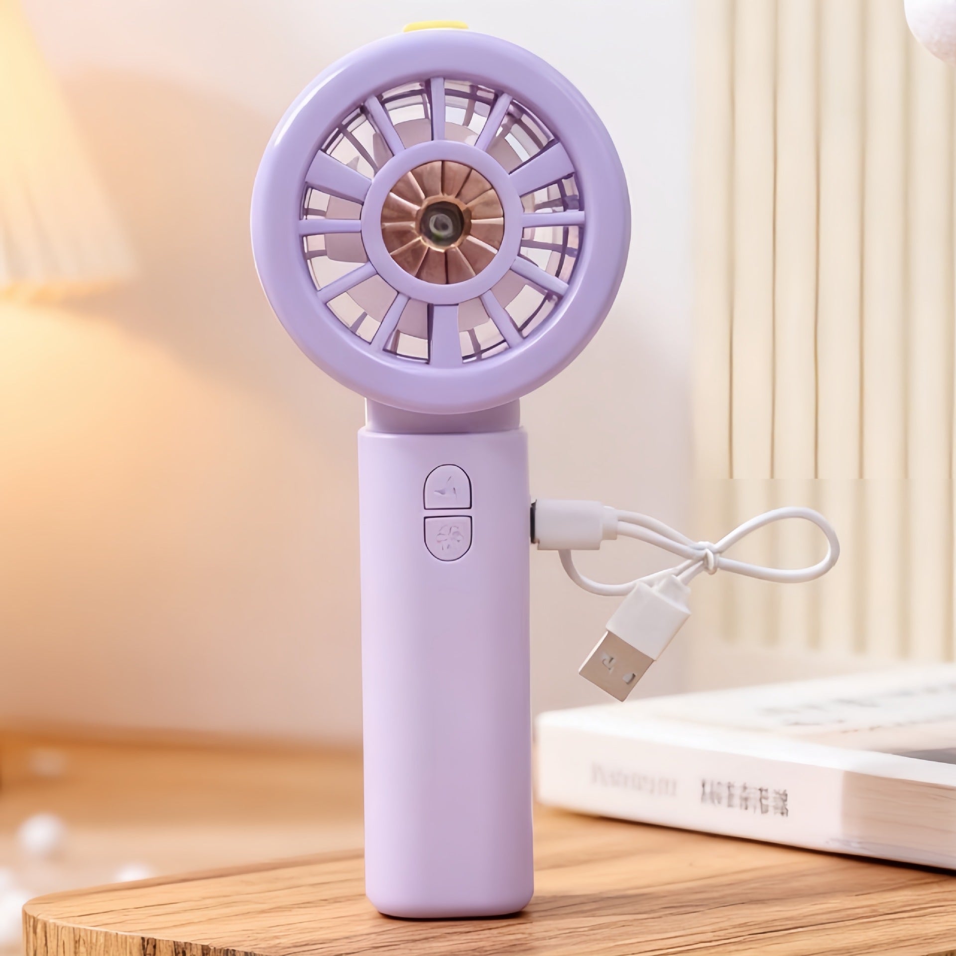 Unisex Handventilator met Vernevelingsfunctie 3