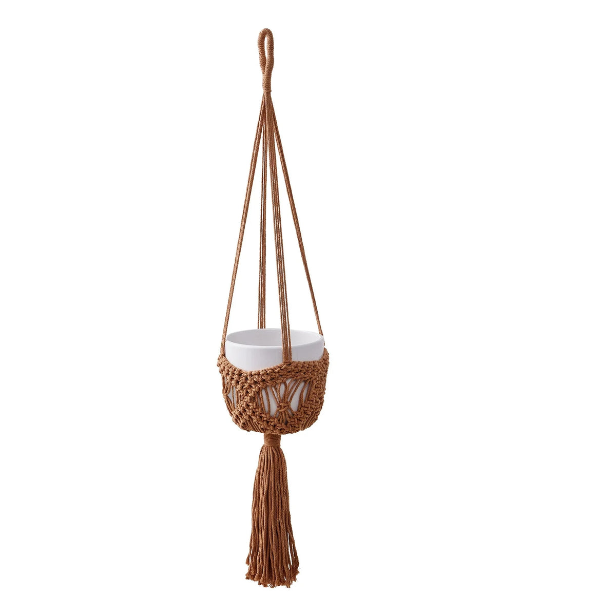 Unisex Hangende Plantenbak Macramé Stijlvol Design 0