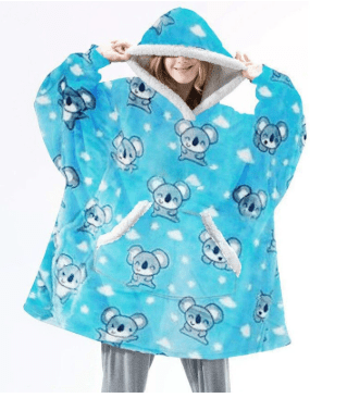 Unisex Hoodiedeken voor Comfort en Warmte 12