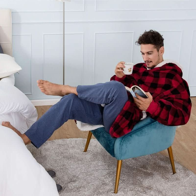 Unisex Hoodiedeken voor Comfort en Warmte 6