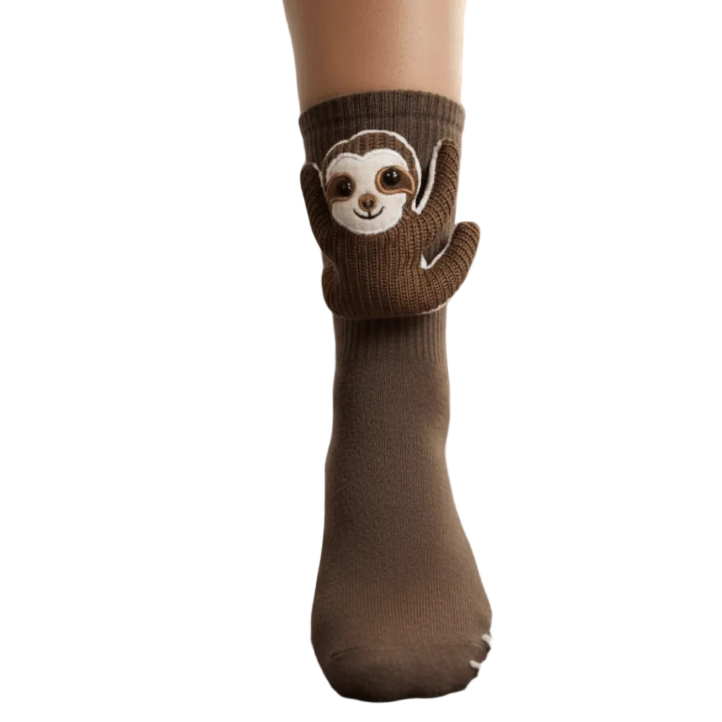 Unisex Huissokken met 3D Dierenaccent voor Binnengebruik 0