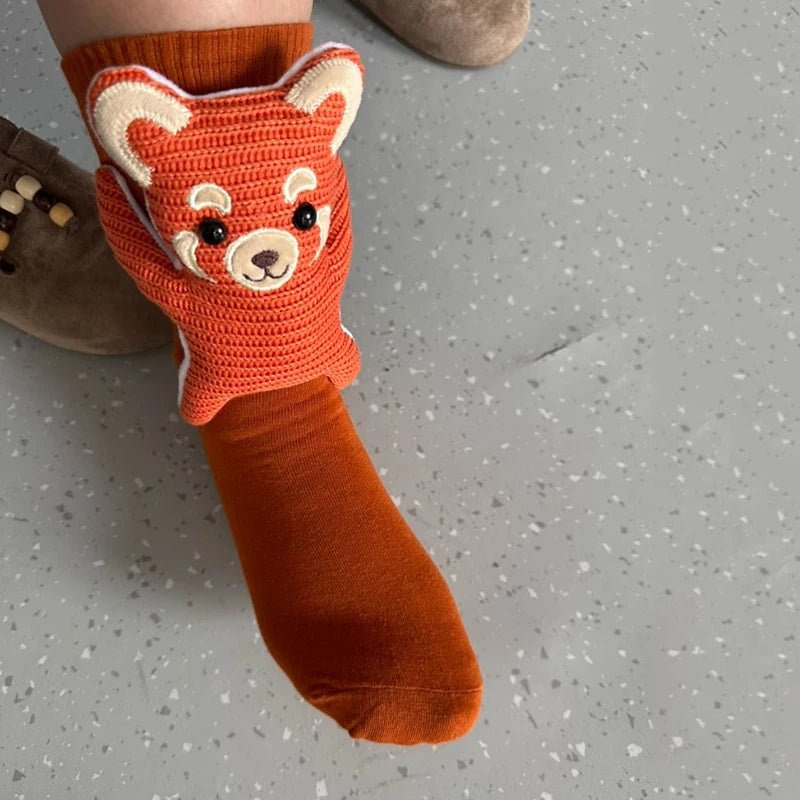 Unisex Huissokken met 3D Dierenaccent voor Binnengebruik 5