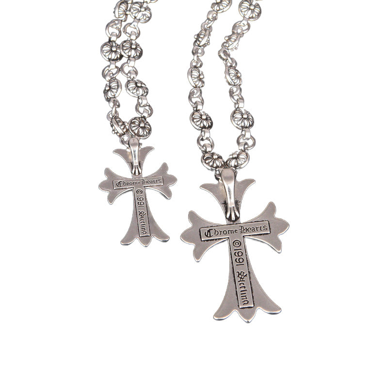 Unisex Ketting met Gotische Kruishanger 6
