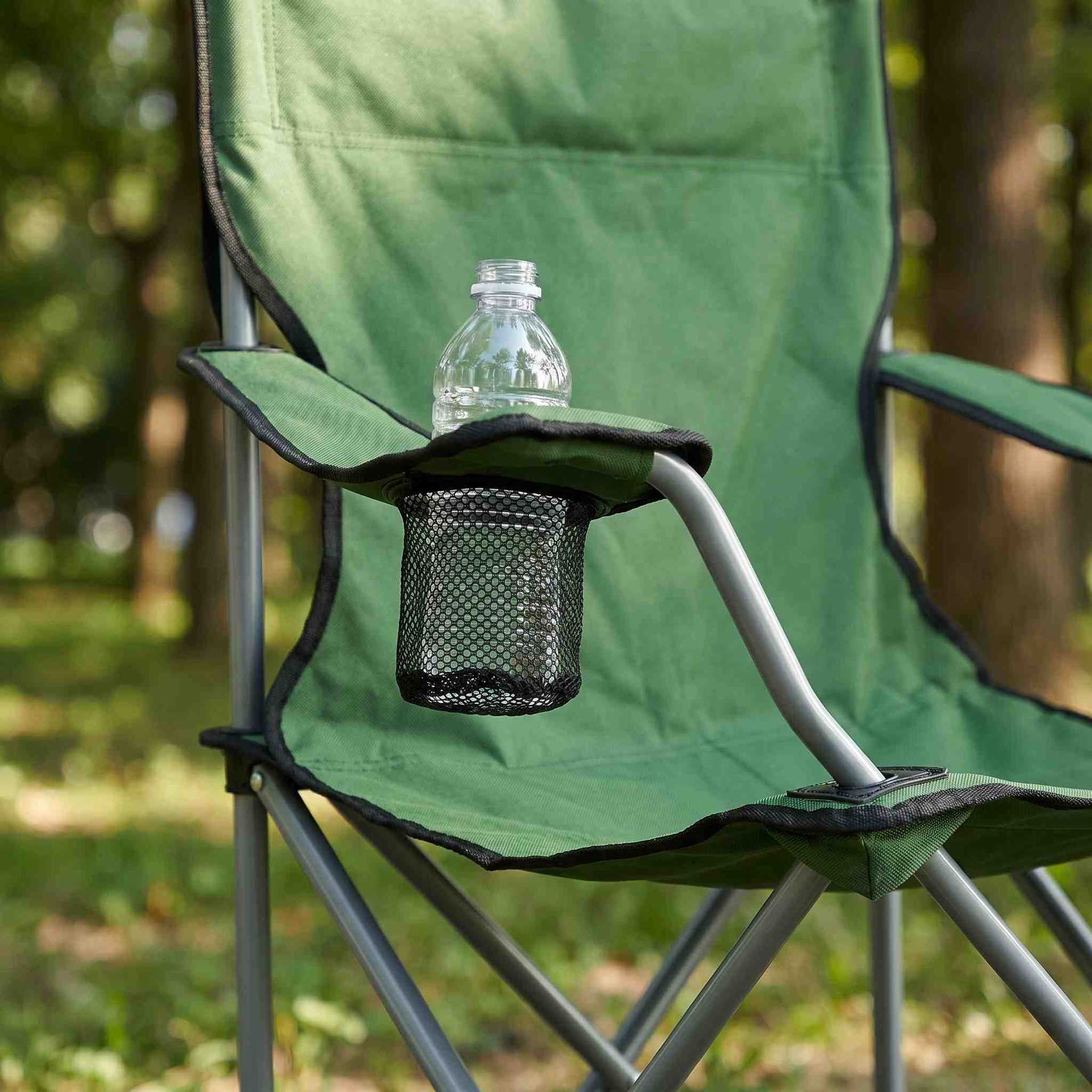 Unisex Klapstoel Met Zonwering Praktisch Ontwerp 3