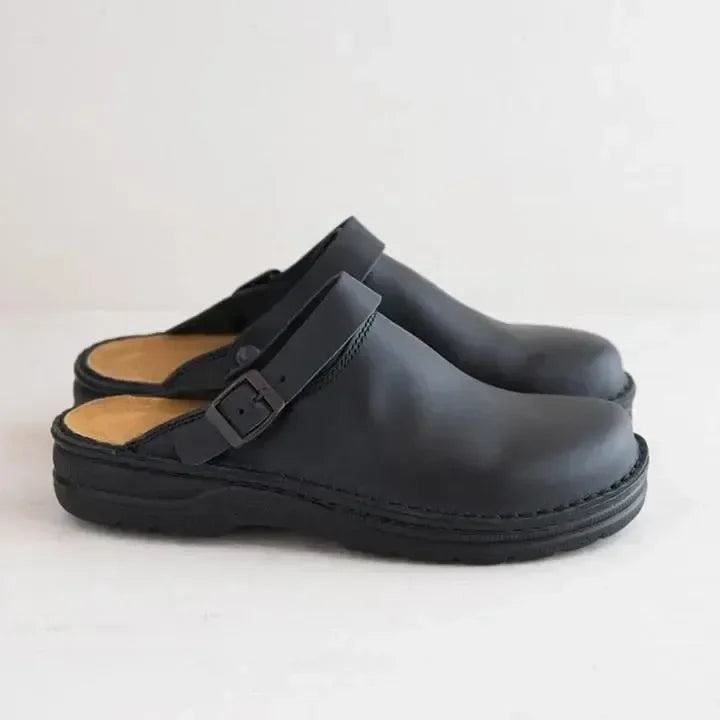 Unisex Klompen Suède Slip-On Met Verstelbare Band 3