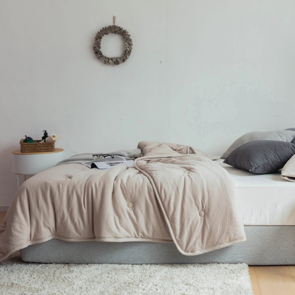 Unisex Knuffeldeken met Omkeerbaar Stippenpatroon 11