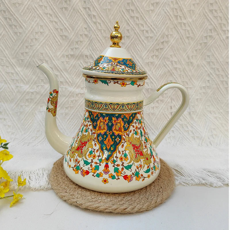 Unisex Koffiepot met Zwanenhals en Retro Design 2
