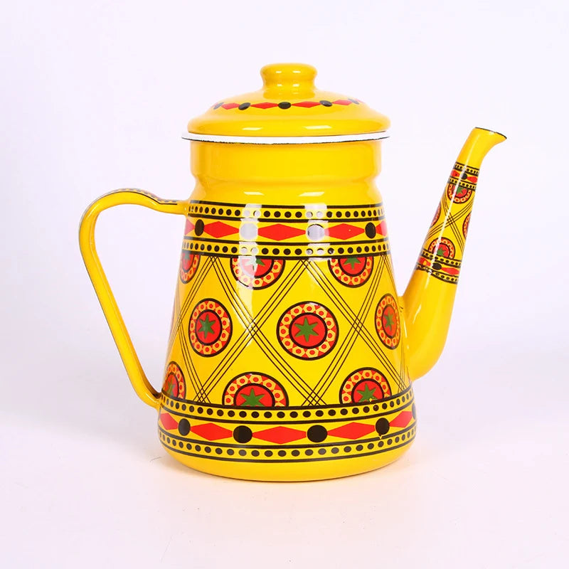 Unisex Koffiepot met Zwanenhals en Retro Design 5