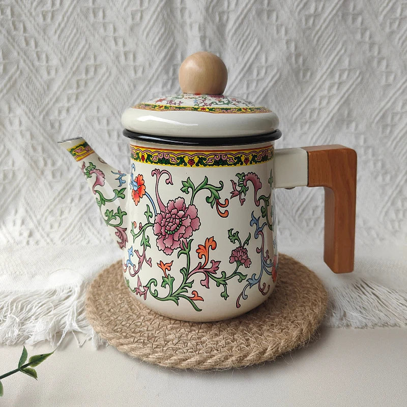 Unisex Koffiepot met Zwanenhals en Retro Design 6