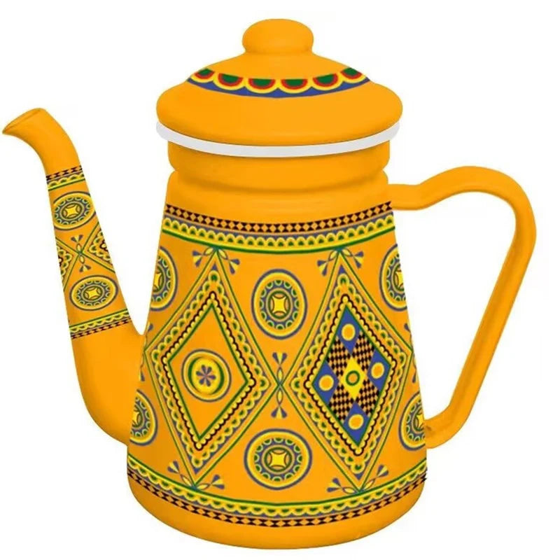 Unisex Koffiepot met Zwanenhals en Retro Design 7