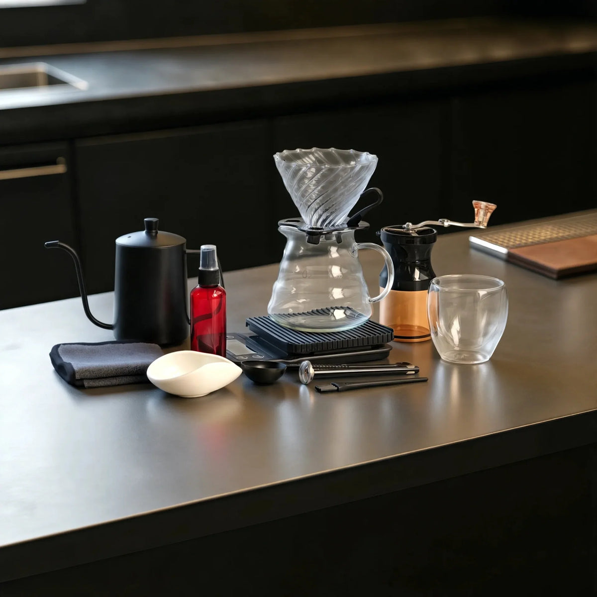 Unisex Koffiezetset Handmatige Bereiding Draagbaar 8
