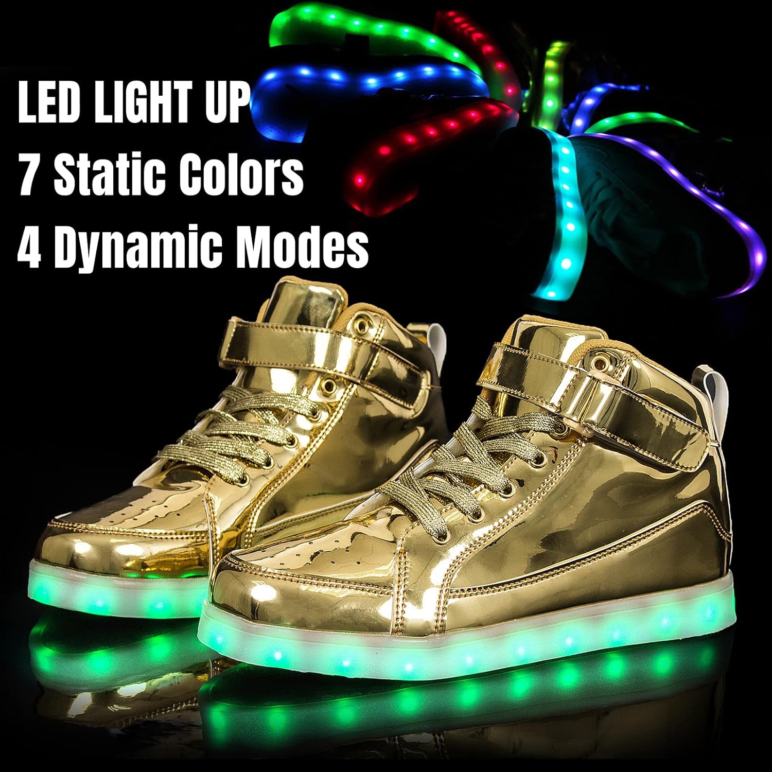 Unisex LED Sneakers Met Oplaadbare Verlichting 8