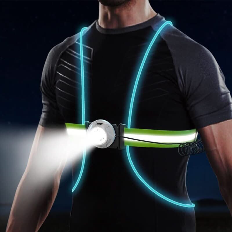 Unisex LED Veiligheidsvest voor Joggen en Buitenactiviteiten 1