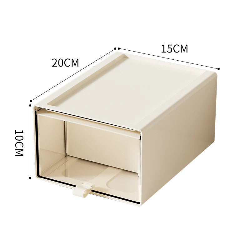 Unisex Ladebox Compact Stapelbaar Met Transparant Venster 0