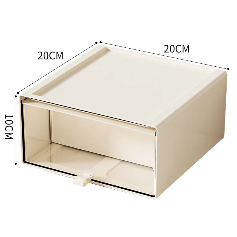 Unisex Ladebox Compact Stapelbaar Met Transparant Venster 6