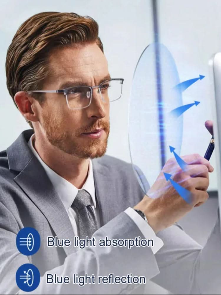Unisex Leesbril met Blauwlichtfilter en Ultralicht Ontwerp 6