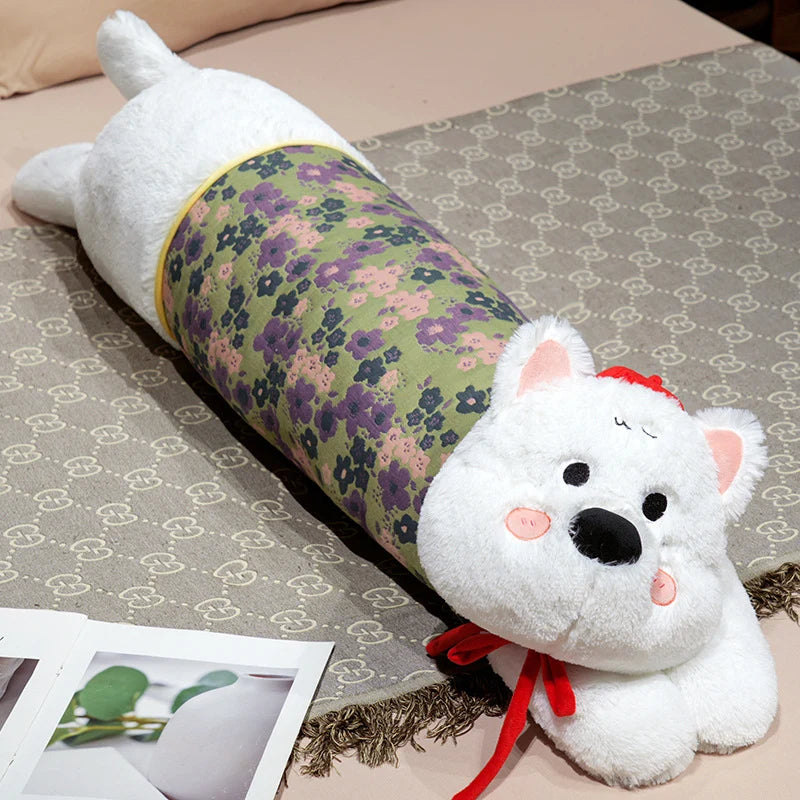 Unisex Lichaamskussen Pluche Dierendesign Met Bloemenpatroon 0