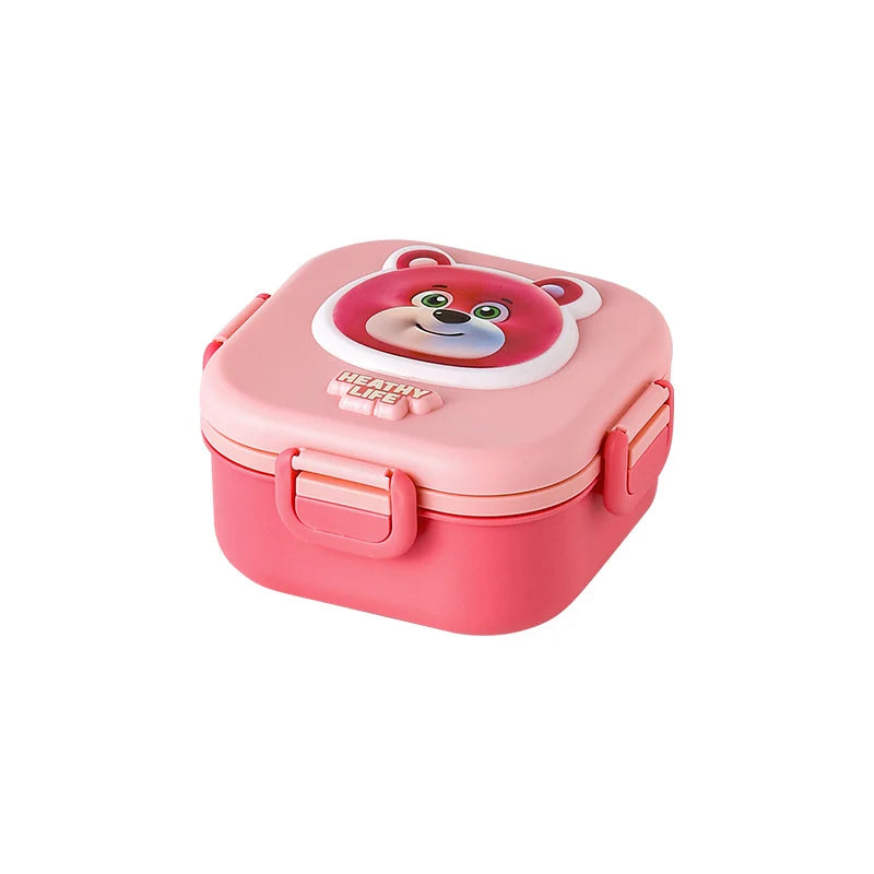 Unisex Lunchbox Broodtrommel met Speels Berenmotief 5