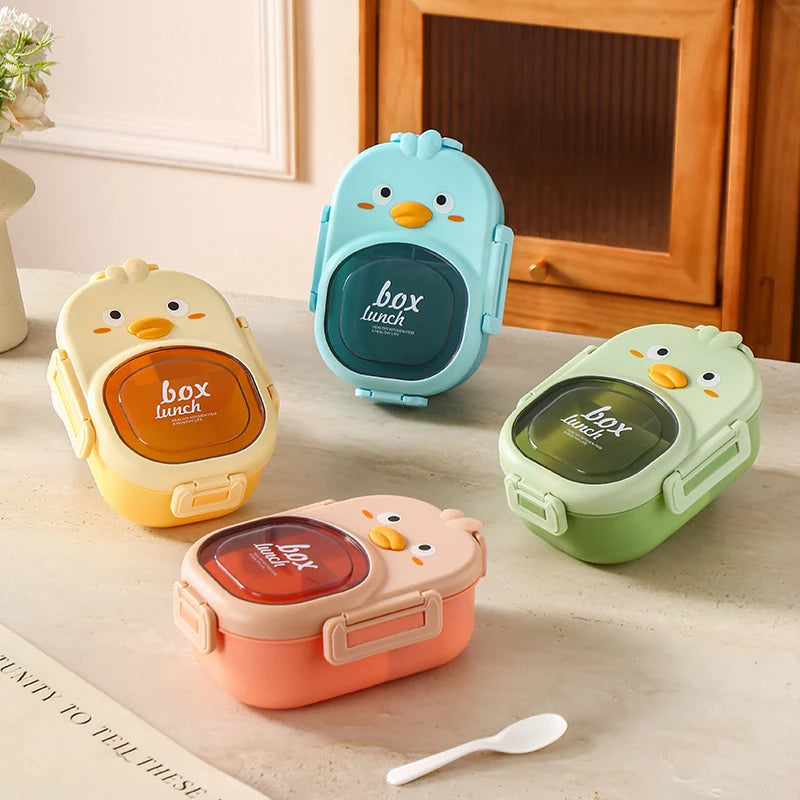 Unisex Lunchbox Cartoonprint Compact en Praktisch 0