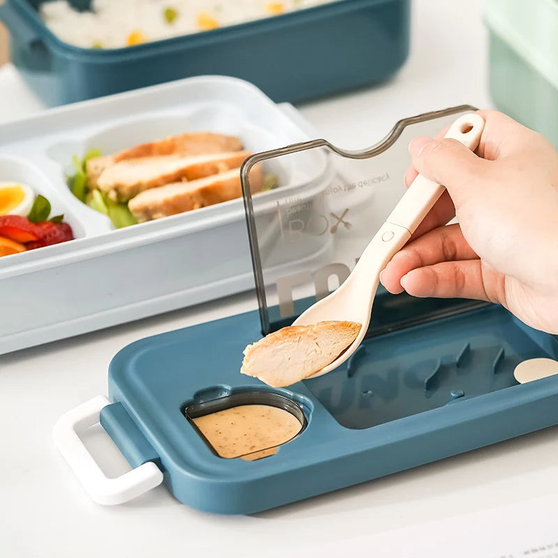 Unisex Lunchbox Dubbellaags Functioneel Ontwerp 2
