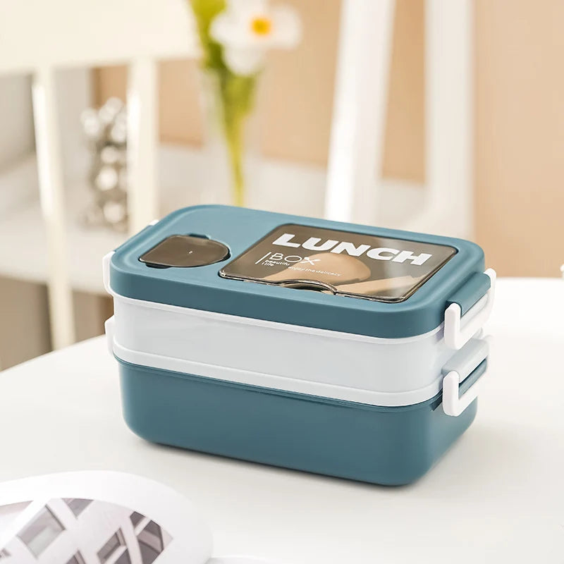 Unisex Lunchbox Dubbellaags Functioneel Ontwerp 7