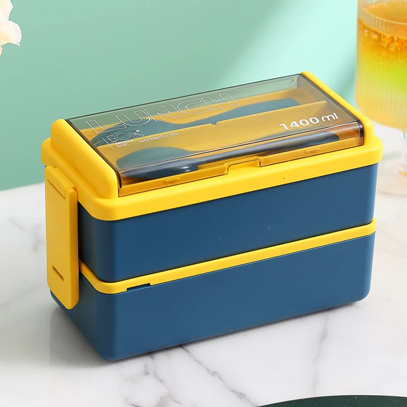 Unisex Lunchbox Met Ingebouwde Bestekset Multifunctioneel 10