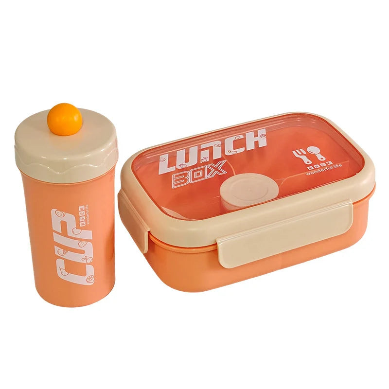 Unisex Lunchbox Met Lekvrij Ontwerp En Ingebouwd Bestek 6