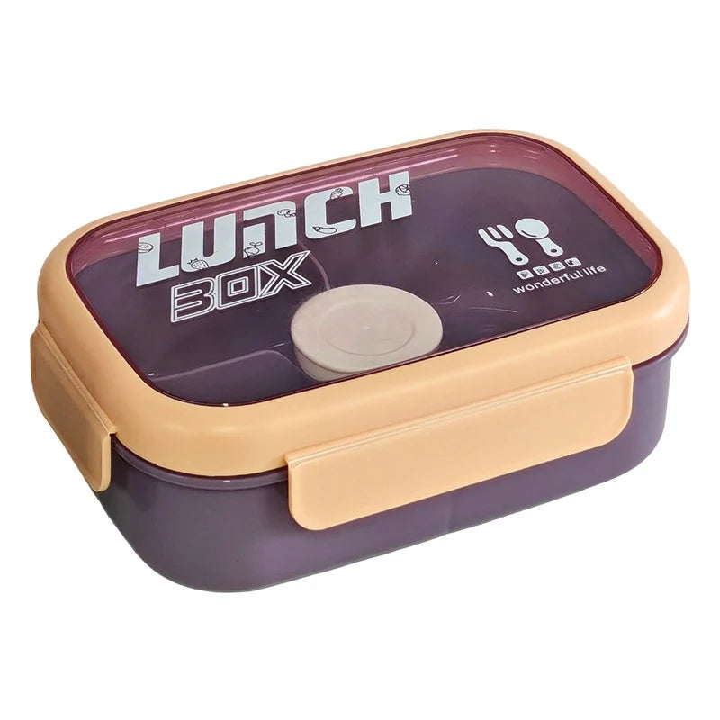 Unisex Lunchbox Met Lekvrij Ontwerp En Ingebouwd Bestek 8