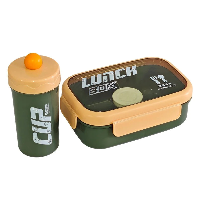 Unisex Lunchbox Met Lekvrij Ontwerp En Ingebouwd Bestek 9