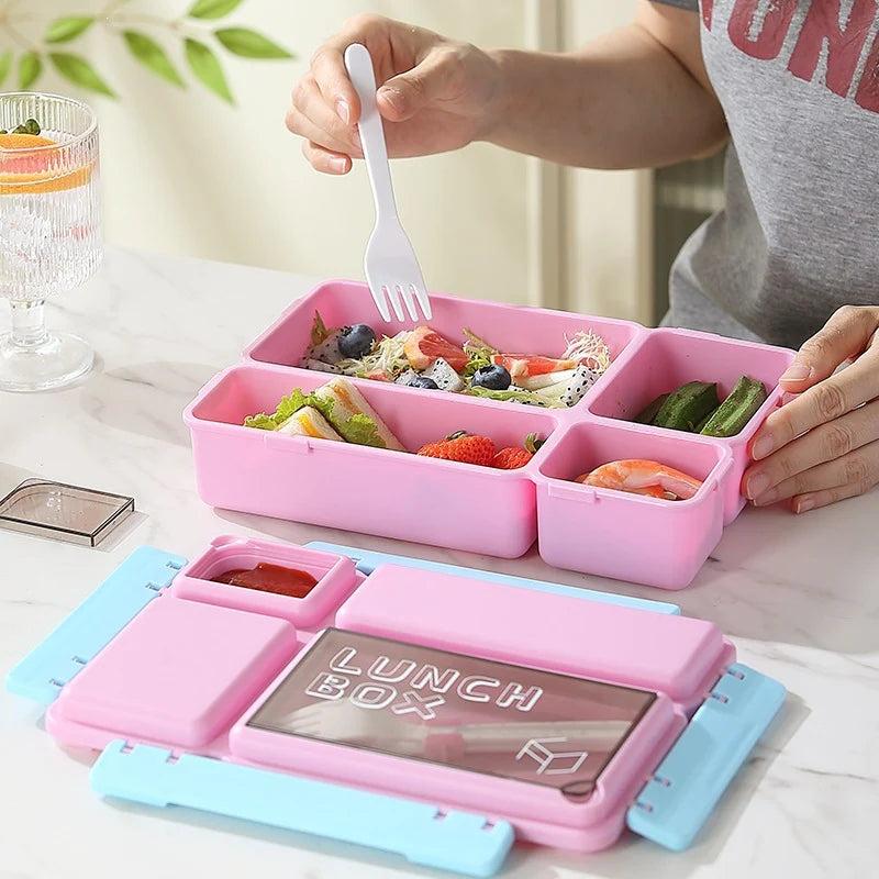 Unisex Lunchbox Met Meerdere Compartimenten En Luchtdichte Sluiting 1