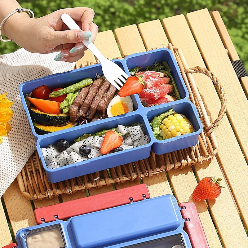 Unisex Lunchbox Met Meerdere Compartimenten En Luchtdichte Sluiting 2