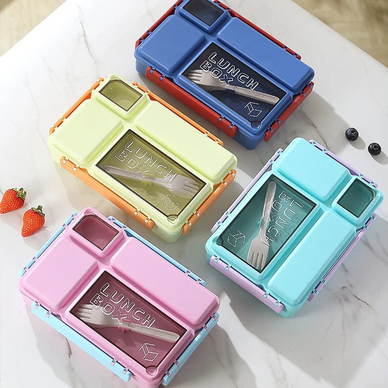 Unisex Lunchbox Met Meerdere Compartimenten En Luchtdichte Sluiting 3