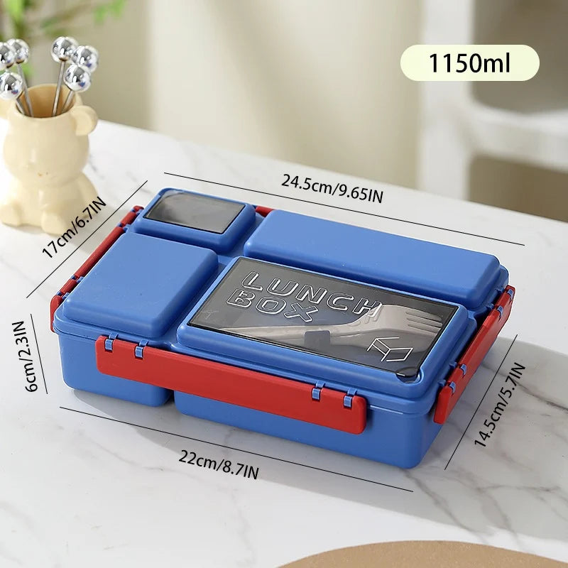Unisex Lunchbox Met Meerdere Compartimenten En Luchtdichte Sluiting 6