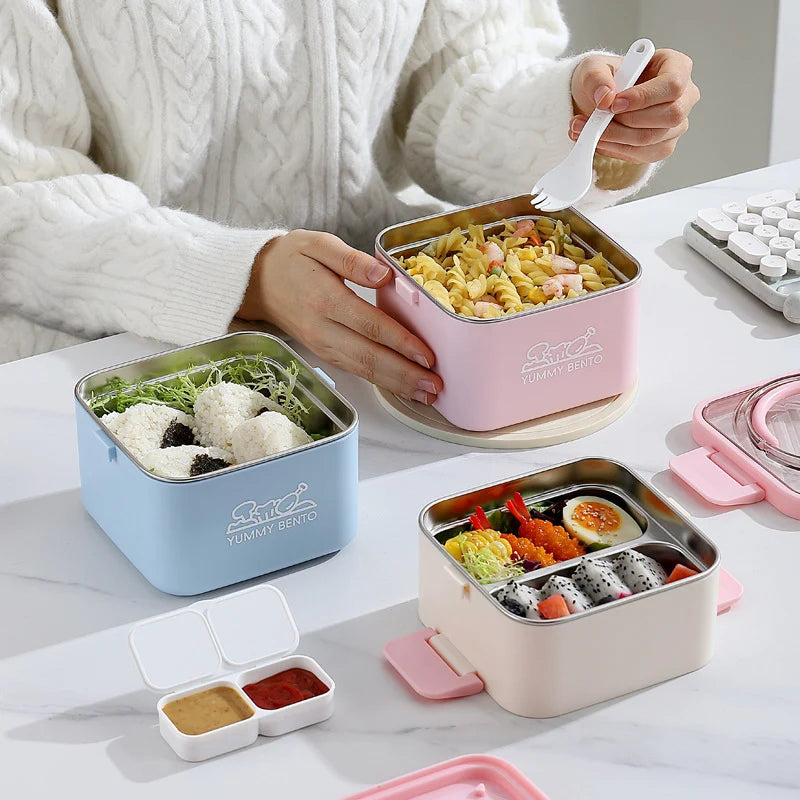 Unisex Lunchbox Met Meerdere Compartimenten Functioneel Design 3