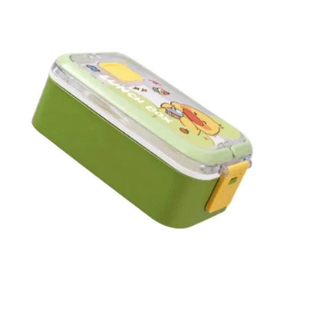 Unisex Lunchbox met Cartoonontwerp Praktisch en Speels 0